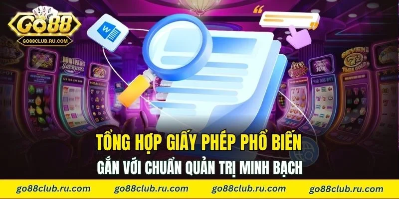 Tổng hợp giấy phép phổ biến gắn với chuẩn quản trị minh bạch